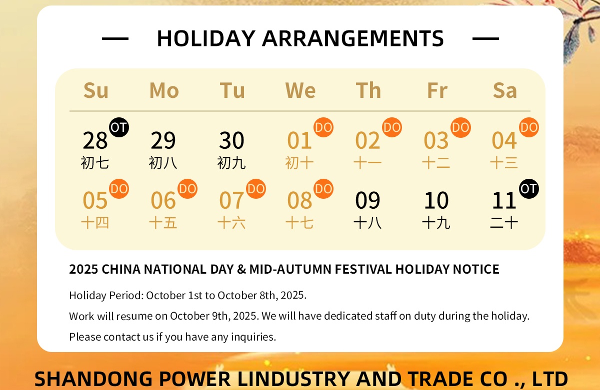 Ferieanmeldelse: Kinas National Day Holiday (1. oktober - 8. oktober 2025)