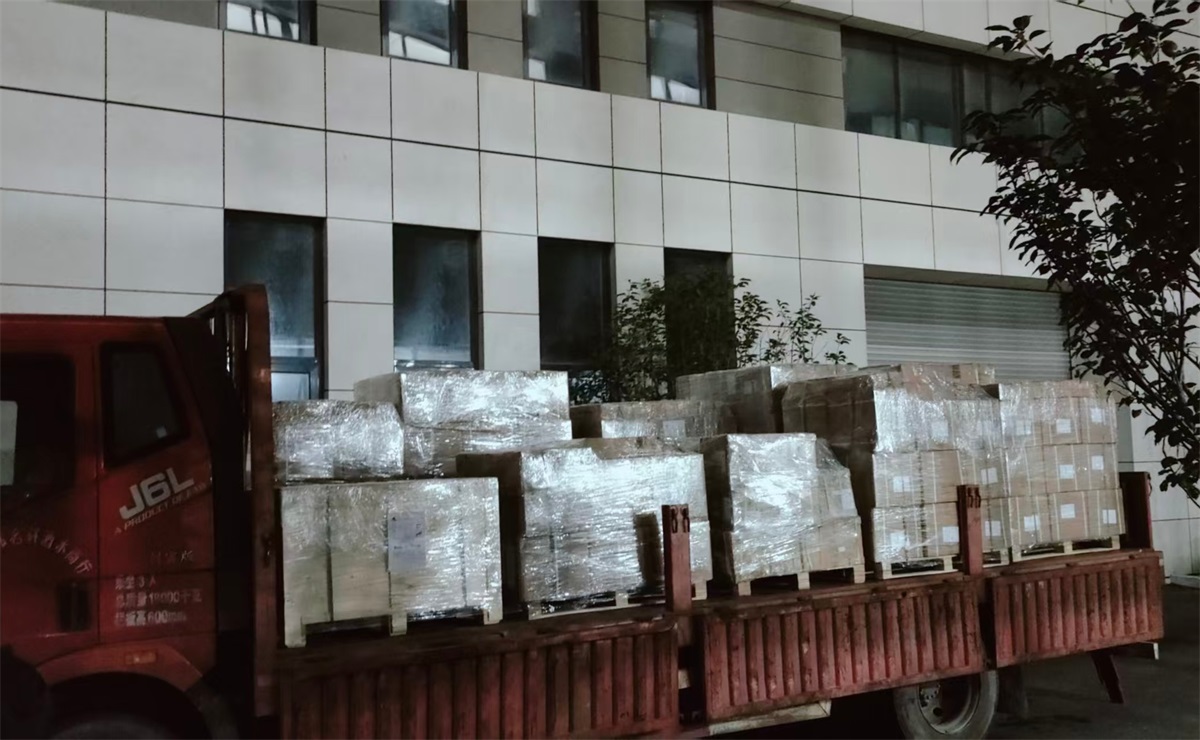 Andy Marine afsluttede produktionen af ​​marine hardware og leverede den til havnen