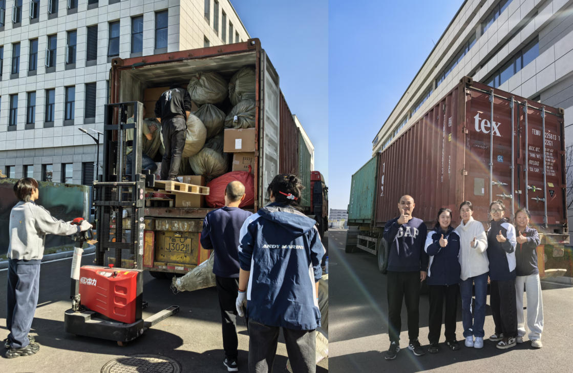 Containerindlæsning til Australien fuldført!