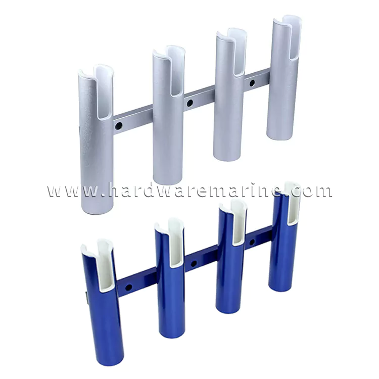Aluminiumslegering Marine 4 Tube Fishing Rod Holder