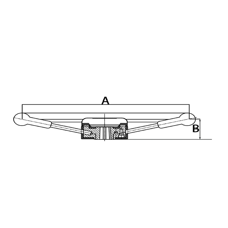 ABS Plastic Marine Thru Hull Fitting