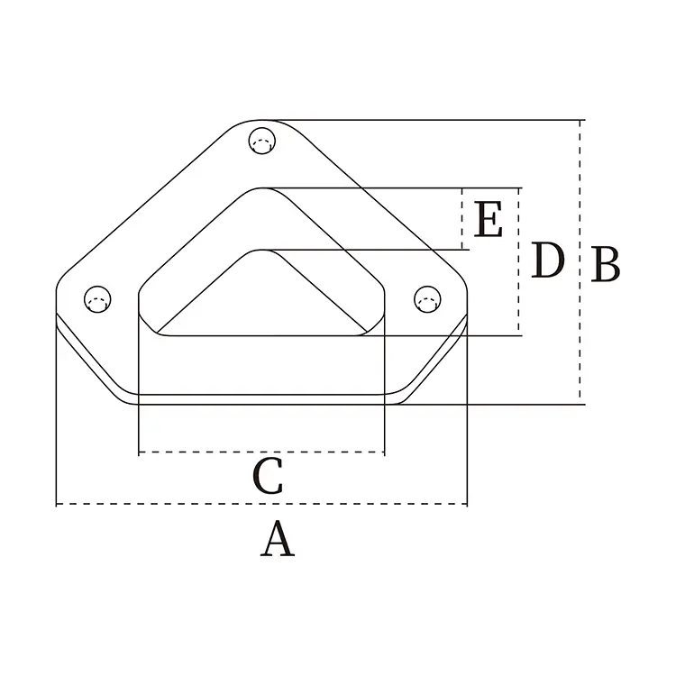 316 Stainless Steel Marine Split Bollard With Pin