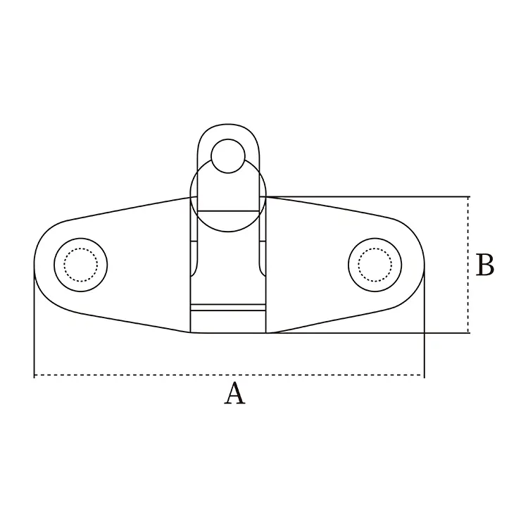 316 Stainless Steel Marine Split Bollard With Pin