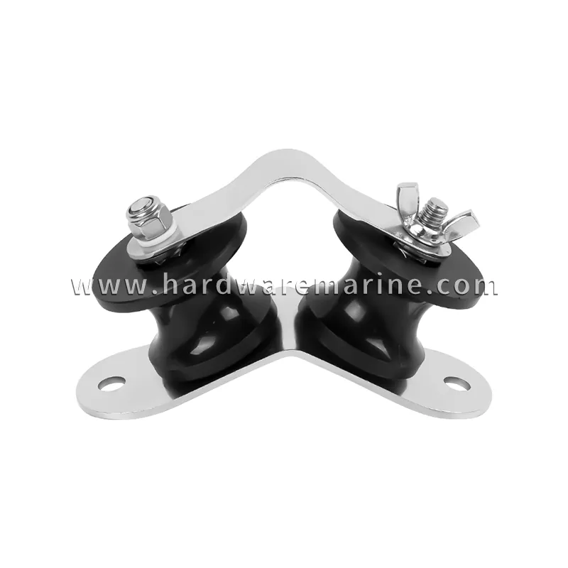 Marine Rustfrit Stål Dual Roller Ankerrulle