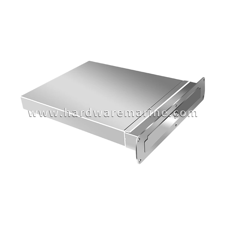Rustfrit stål Marine Telescopic Box Boat Ladder